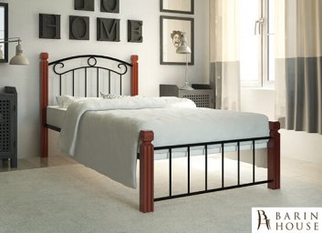 Купить Кровать Monro на деревянных ногах 202573