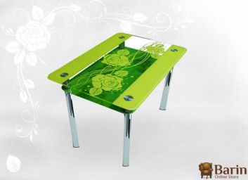 Купить Стеклянный стол Роза переплет 118342