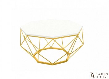 купити Стіл журнальний Перфект біле золото (80х80х44) 243169