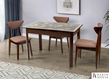 купити Стіл обідній Делі (горіх темний/плитка) 313711