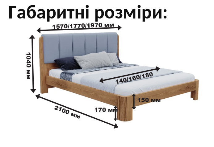 Купить Кровать Флоренция (ясень) 334742 photo 5