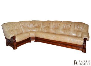 Купить Угловой кожаный диван Граф 263950