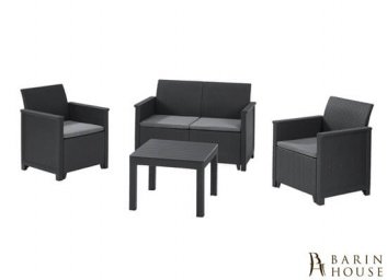 Купить Набор мебели Emma 2 seater set серый 212984