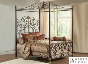 купити Коване ліжко Парма з балдахіном 130112