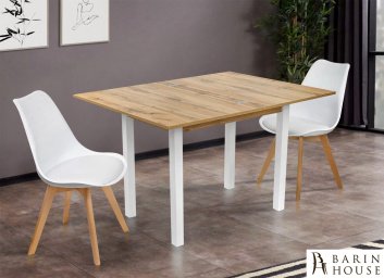 Купить Стол-трансформер Скай (белый/дуб Тахо) 310072