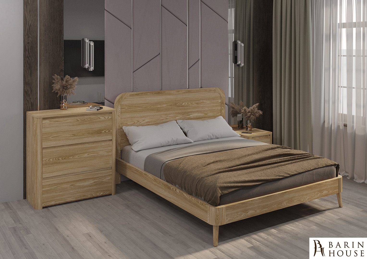 Купить Кровать Майнц (ясень) 335331 