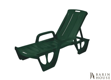Купить Шезлонг Florida темно-зеленый 323722