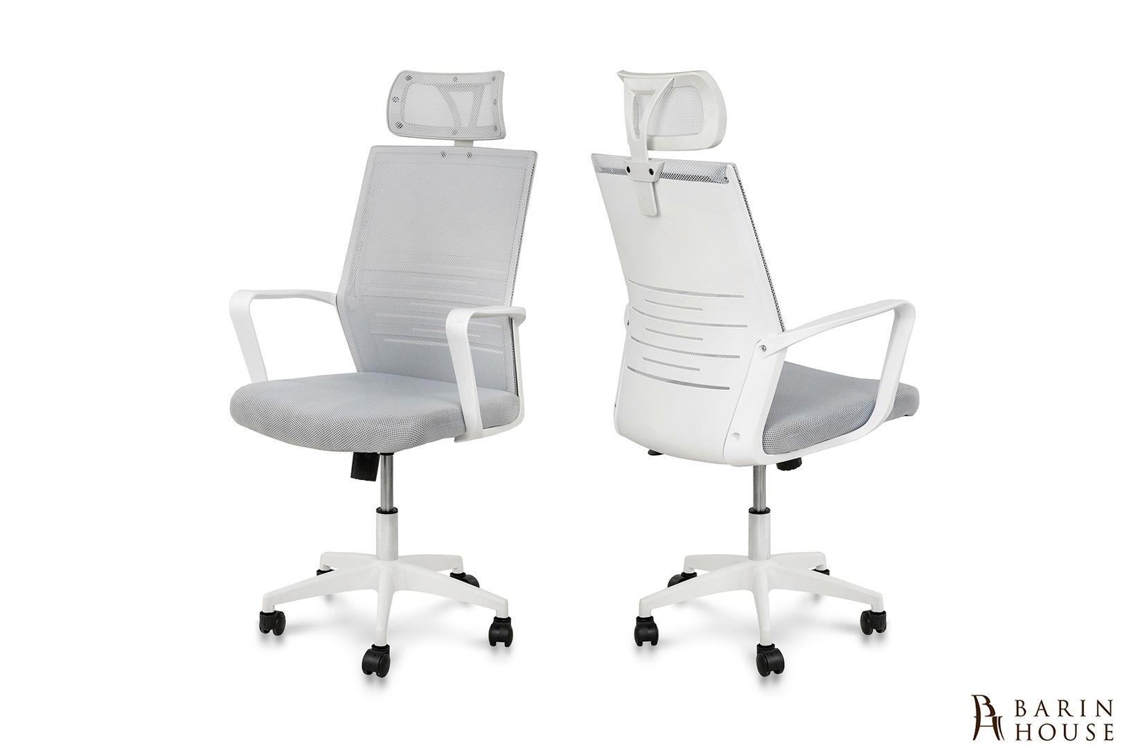 купити Стілець комп'ютерний Зум світло-сірий 337223 photo 2