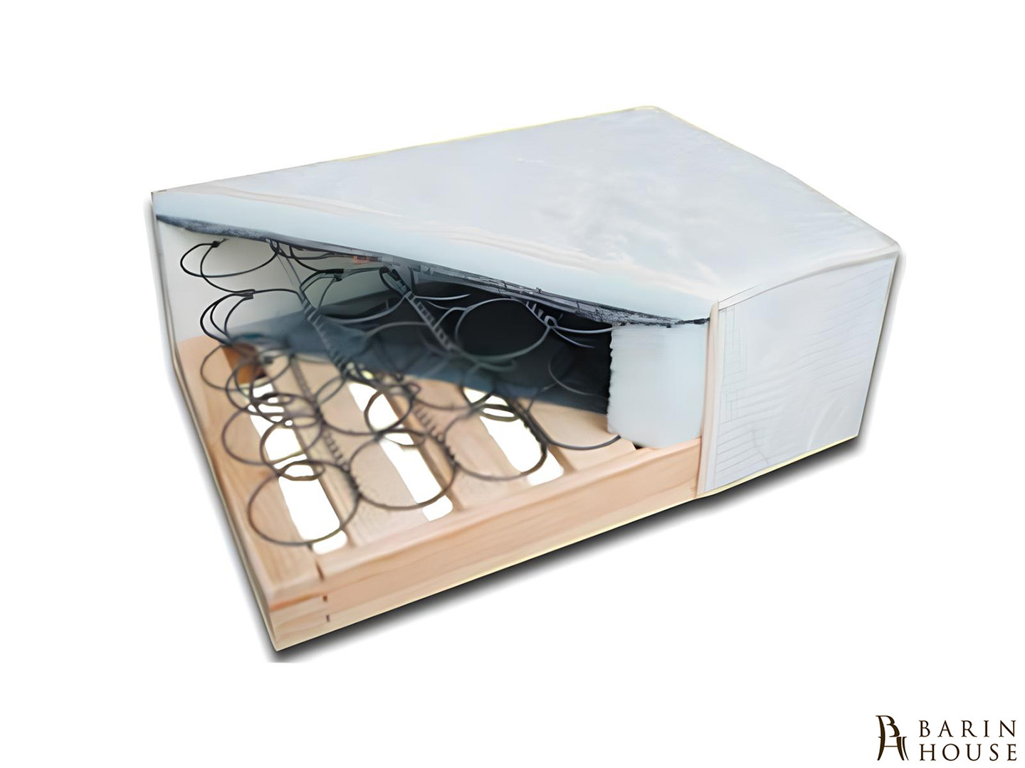 Купить Матрас на каркасе с ламелями (Боннель) 335931 