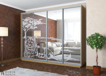 Купить Шкаф-купе четырехдверный 152395