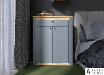 Купить Тумба 800 Нордік Дуб Крафт/Золотий, Графіт 317868