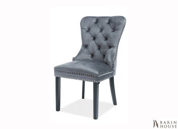 Купить Стілець August Velvet сірий 307723