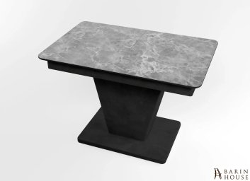 Купить Кухонный раскладной стол Slide Бетон черный black/08 294542