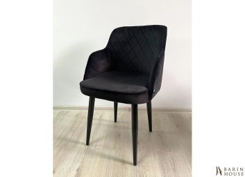 купити Крісло Luna чорний, чорні ніжки метал 295289