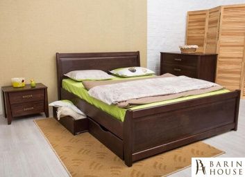 Купить Кровать СИТИ с филенкой и ящиками 135652