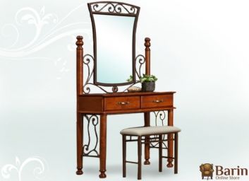 Купить Будуарный стол + пуф + зеркало Бавария 106182
