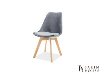 Купить Стул Dior Velvet бук/серый 270277