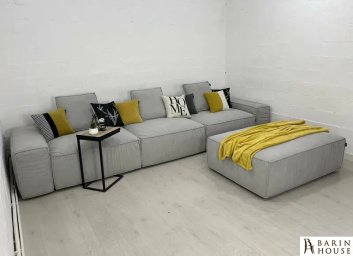 Купить Диван прямой с пуфом Keyptaun с механизмом трансформации тик-так 310703