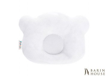 Купить Подушка-ортопедическая Мишка сетка белый+наволочка 211314