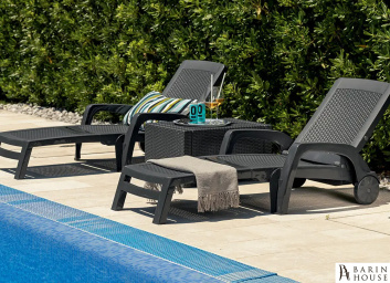 Купить Шезлонг Miami графіт 323536