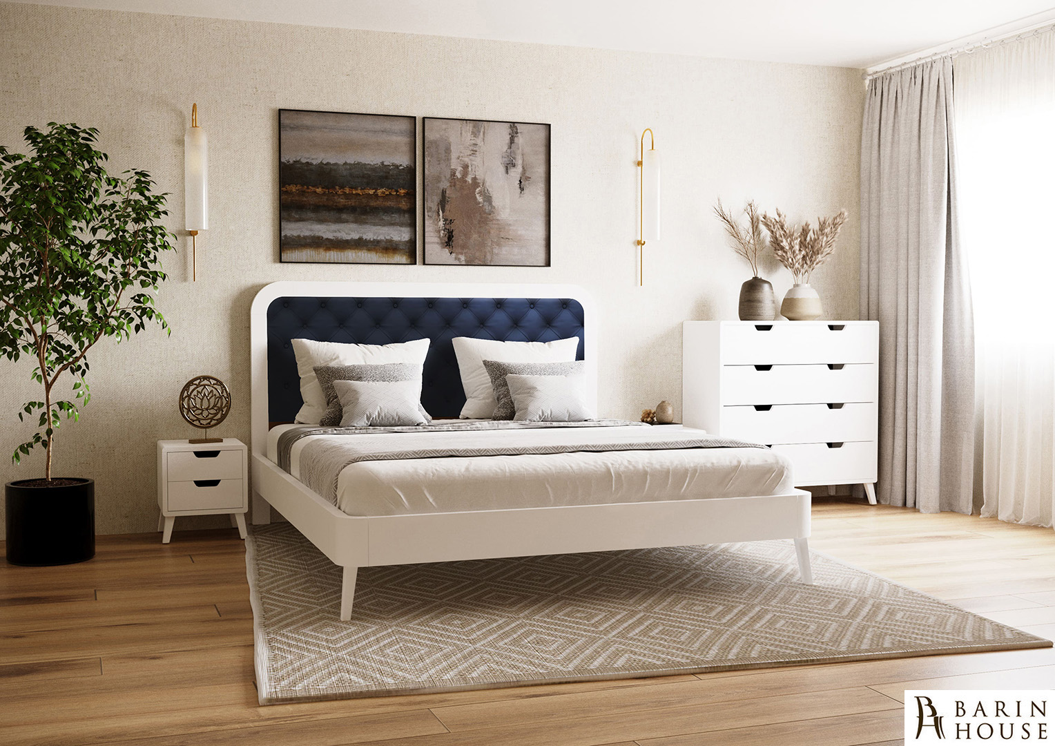 Купить Кровать Форсса 1 (ольха) 334555 