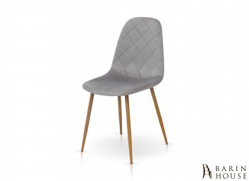 Купить Стул Эмбер-L термопечать/светло-серый велюр 243172