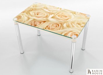 Купить Modern/beige/11/xs Стеклянный стол Modern на кухню Бежевый 296083