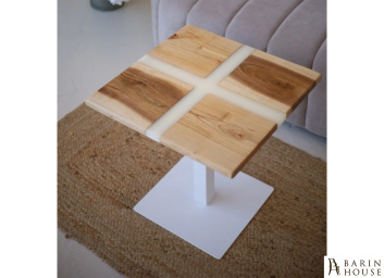 Купить Журнальный стол Palmarius Квадратный белый крест 335321