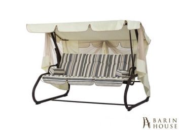 купити Гойдалки Сієста (Дралон бежевий, вертикальна смуга) 169163