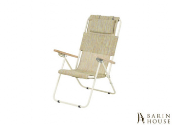 Купить Кресло-шезлонг Ясень (текстилен оранжевый) 187283