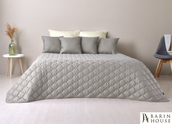 Купить Покрывало Стиль Куб (серый/беж) 243886