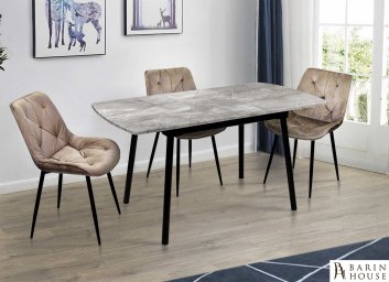 Купить Стол обеденный Соло (черный/базальт) 313607