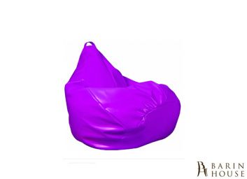 Купить Кресло груша Экокожа фиолетовый 188038