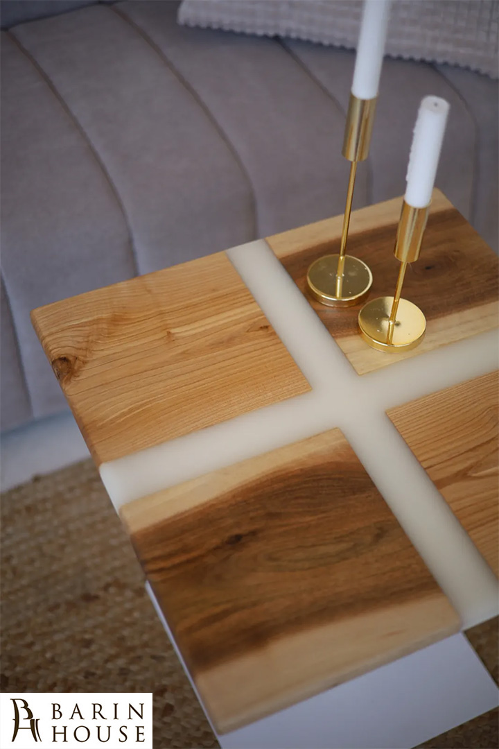 Купить Журнальный стол Palmarius Квадратный белый крест 335321 photo 6