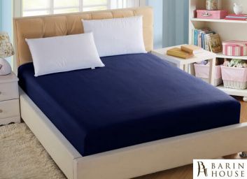 купити Простынь BOSTON Jefferson Sateen Dark Blue 135163