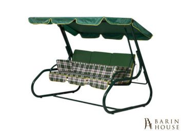 Купить Качели Фемели (Бязь, Зеленая клетка) 169018