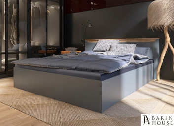 купити Ліжко Нордик 160 (дуб крафт/золотий, графіт) 318540