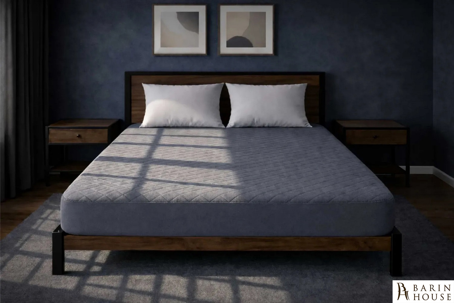 Купить Наматрасник Аквастоп Iron Grey натяжной 337214 photo 1