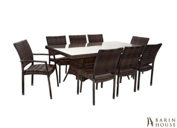 Купить Столовый комплект Wicker (8 стульев) 304361