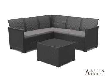 Купить Набор мебели Emma 5 seater Corner, серый 275862