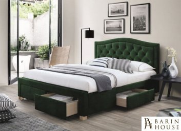 Купить Кровать Electra Velvet серый 191512