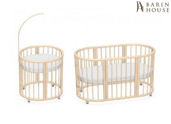 Купить Овальная кроватка 8в1 Ovalbed Natural Premium 38mm 158802