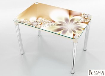 Купить Modern/beige/08/xs Обеденный стол из стекла Modern Бежевый 296065