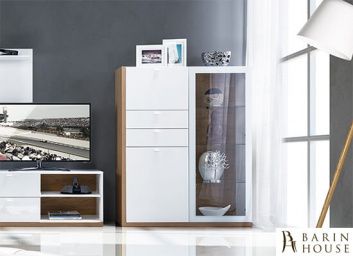 Купить Витрина 2-х дверная с 2 ящиками и баром SALVO 16 128954