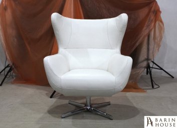 Купить Кресло кожаное Челентано (ноги хром) 245375