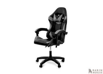 Купить Стілець геймерський Слім чорно-сірий 336147