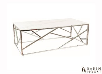 купити Стіл журнальний ESCADA A II білий ефект мармуру/срібний 279457