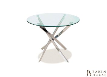 Купить Стол AGIS прозрачный/хром 300551
