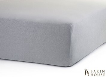 Купить Простынь на резинке Софт Найт (серый) 203612