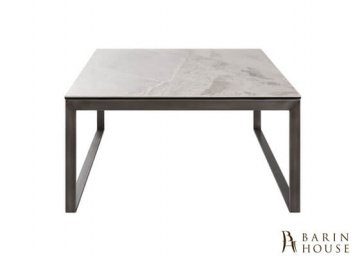 купити Стіл журнальний Brighton 4761С 89х89 кераміка, світло-сірий глянець 190252